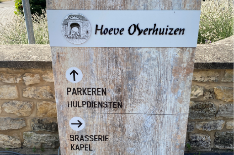Bewegwijzering bord