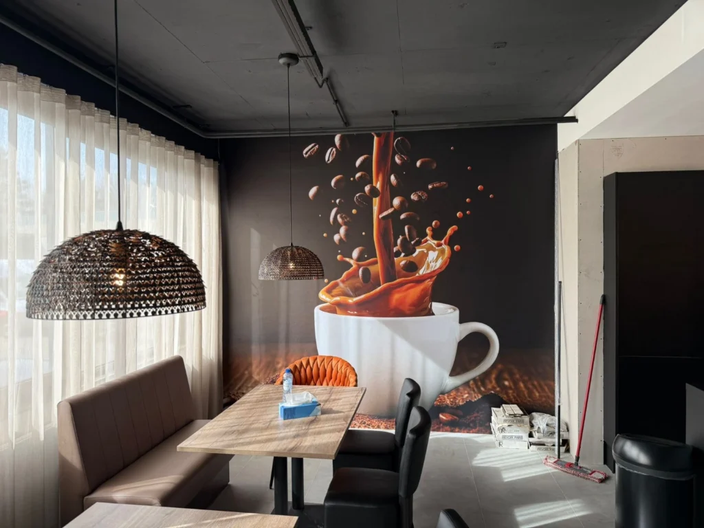 Fotobehang voor AT Group