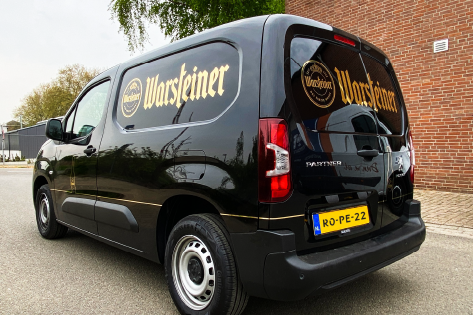 Bus bestickeren van Warsteiner